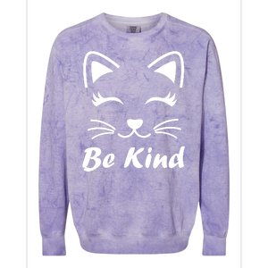 Be Kind Unity Day Anti Bullying Kitten Colorblast Crewneck Sweatshirt