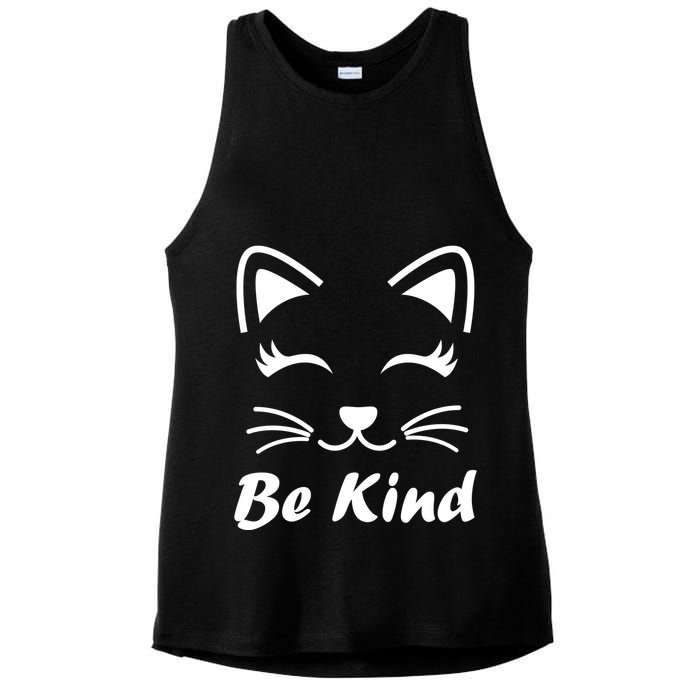 Be Kind Unity Day Anti Bullying Kitten Ladies PosiCharge Tri-Blend Wicking Tank