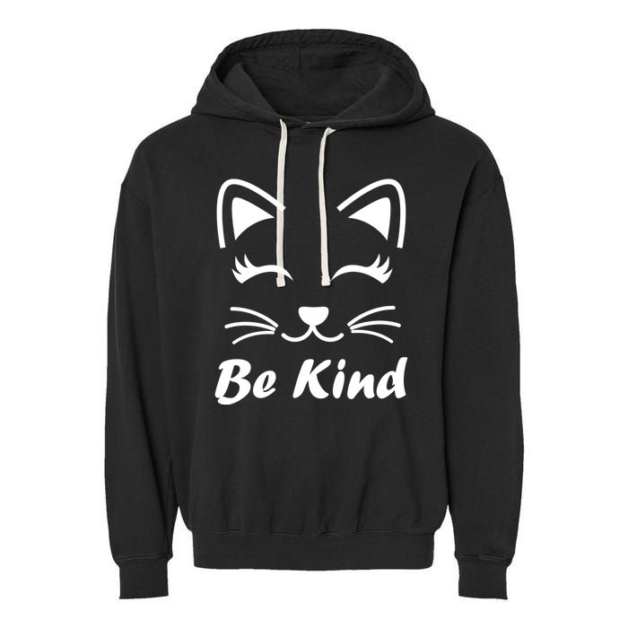 Be Kind Unity Day Anti Bullying Kitten Garment-Dyed Fleece Hoodie
