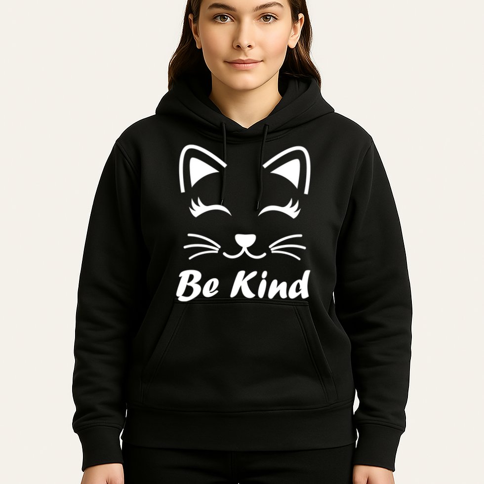 Be Kind Unity Day Anti Bullying Kitten Hoodie