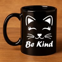 Be Kind Unity Day Anti Bullying Kitten 11oz C Handle Ceramic Mug