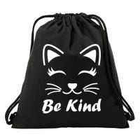 Be Kind Unity Day Anti Bullying Kitten Drawstring Bag