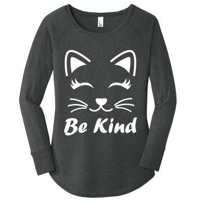 Be Kind Unity Day Anti Bullying Kitten Women's Perfect Tri Tunic Long Sleeve Shirt