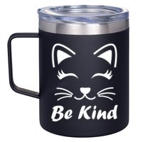 Be Kind Unity Day Anti Bullying Kitten 12oz Stainless Steel Coffee Mug