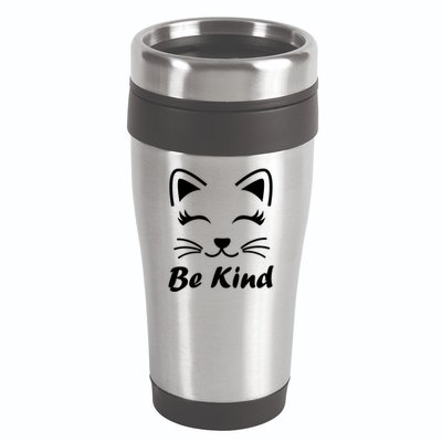 Be Kind Unity Day Anti Bullying Kitten 16oz Travel Tumbler