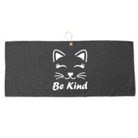 Be Kind Unity Day Anti Bullying Kitten Large Microfiber Waffle Golf Towel