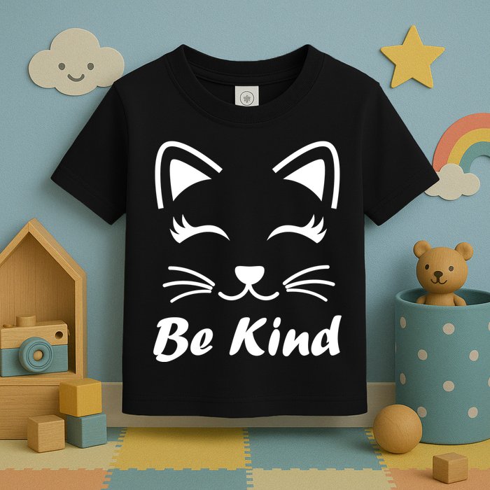 Be Kind Unity Day Anti Bullying Kitten Toddler T-Shirt