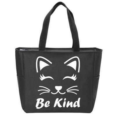 Be Kind Unity Day Anti Bullying Kitten Zip Tote Bag
