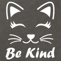Be Kind Unity Day Anti Bullying Kitten Cotton Canvas Backpack