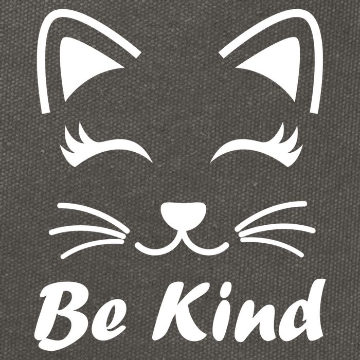 Be Kind Unity Day Anti Bullying Kitten Cotton Canvas Backpack