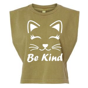 Be Kind Unity Day Anti Bullying Kitten Garment-Dyed Women's Muscle Tee