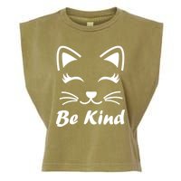 Be Kind Unity Day Anti Bullying Kitten Garment-Dyed Women's Muscle Tee