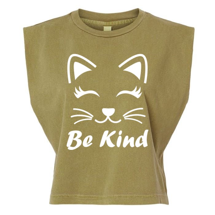Be Kind Unity Day Anti Bullying Kitten Garment-Dyed Women's Muscle Tee