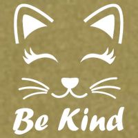 Be Kind Unity Day Anti Bullying Kitten Garment-Dyed Women's Muscle Tee