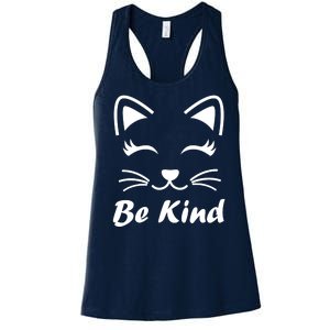 Be Kind Unity Day Anti Bullying Kitten Women's Racerback Tank