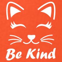 Be Kind Unity Day Anti Bullying Kitten V-Neck T-Shirt