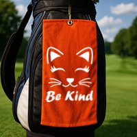 Be Kind Unity Day Anti Bullying Kitten Golf Towel