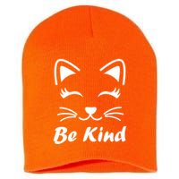 Be Kind Unity Day Anti Bullying Kitten Short Acrylic Beanie