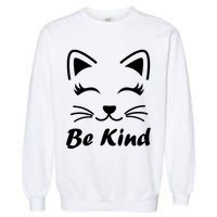 Be Kind Unity Day Anti Bullying Kitten Garment-Dyed Sweatshirt