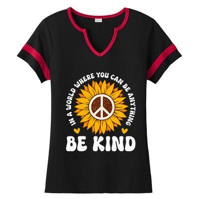 Be Kind Unity Day Orange Anti Bullying Unity Day Ladies Halftime Notch Neck Tee