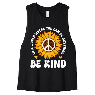 Be Kind Unity Day Orange Anti Bullying Unity Day Women's Racerback Cropped Tank