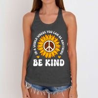 Be Kind Unity Day Orange Anti Bullying Unity Day Women's Knotted Racerback Tank