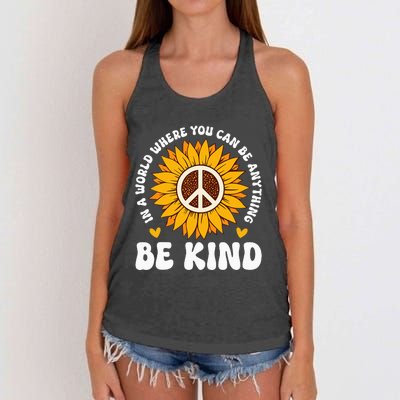 Be Kind Unity Day Orange Anti Bullying Unity Day Women's Knotted Racerback Tank