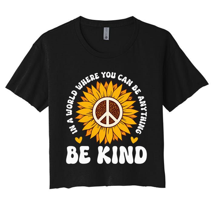 Be Kind Unity Day Orange Anti Bullying Unity Day Women's Crop Top Tee