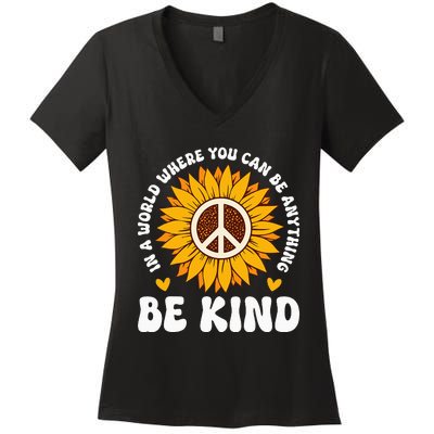 Be Kind Unity Day Orange Anti Bullying Unity Day Women's V-Neck T-Shirt