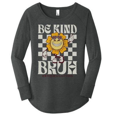 Be Kind Unity Day Orange Anti Bullying For Teachers Women's Perfect Tri Tunic Long Sleeve Shirt