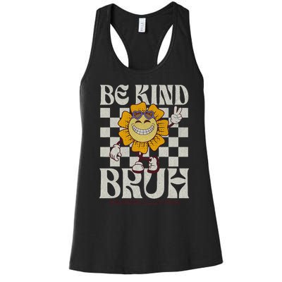 Be Kind Unity Day Orange Anti Bullying For Teachers Women's Racerback Tank