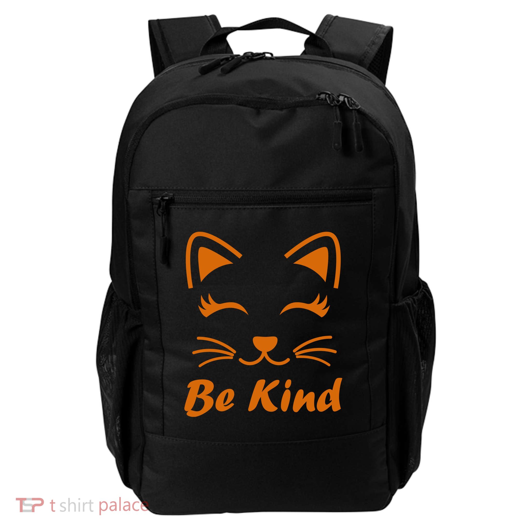 Be Kind Unity Day Orange Anti Bullying Kitten Daily Commute Backpack