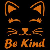 Be Kind Unity Day Orange Anti Bullying Kitten Drawstring Bag