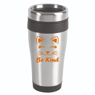 Be Kind Unity Day Orange Anti Bullying Kitten 16oz Travel Tumbler