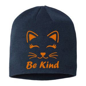 Be Kind Unity Day Orange Anti Bullying Kitten Sustainable Beanie