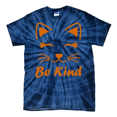 Be Kind Unity Day Orange Anti Bullying Kitten Tie-Dye T-Shirt