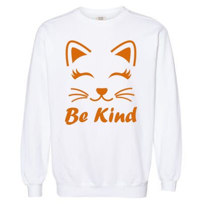 Be Kind Unity Day Orange Anti Bullying Kitten Garment-Dyed Sweatshirt