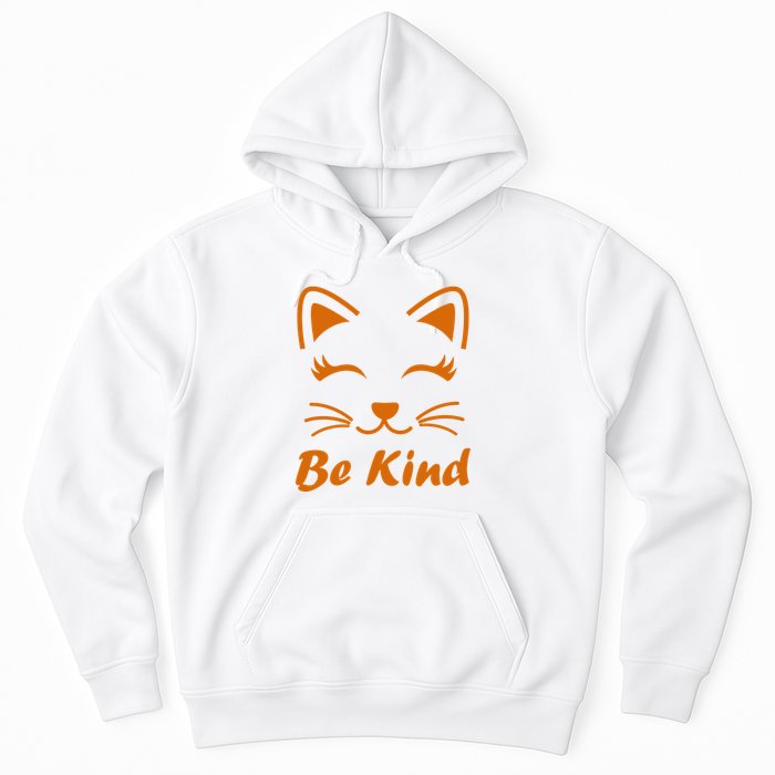 Be Kind Unity Day Orange Anti Bullying Kitten Hoodie