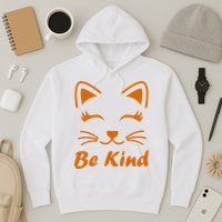 Be Kind Unity Day Orange Anti Bullying Kitten Hoodie