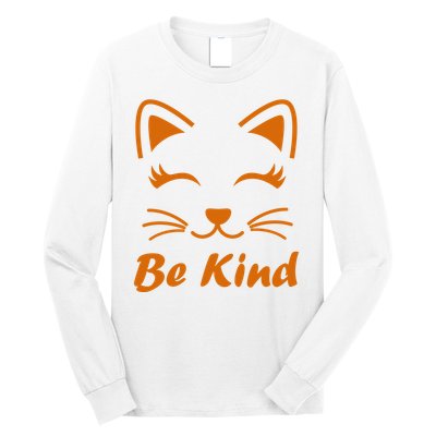 Be Kind Unity Day Orange Anti Bullying Kitten Long Sleeve Shirt