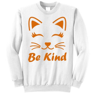 Be Kind Unity Day Orange Anti Bullying Kitten Sweatshirt