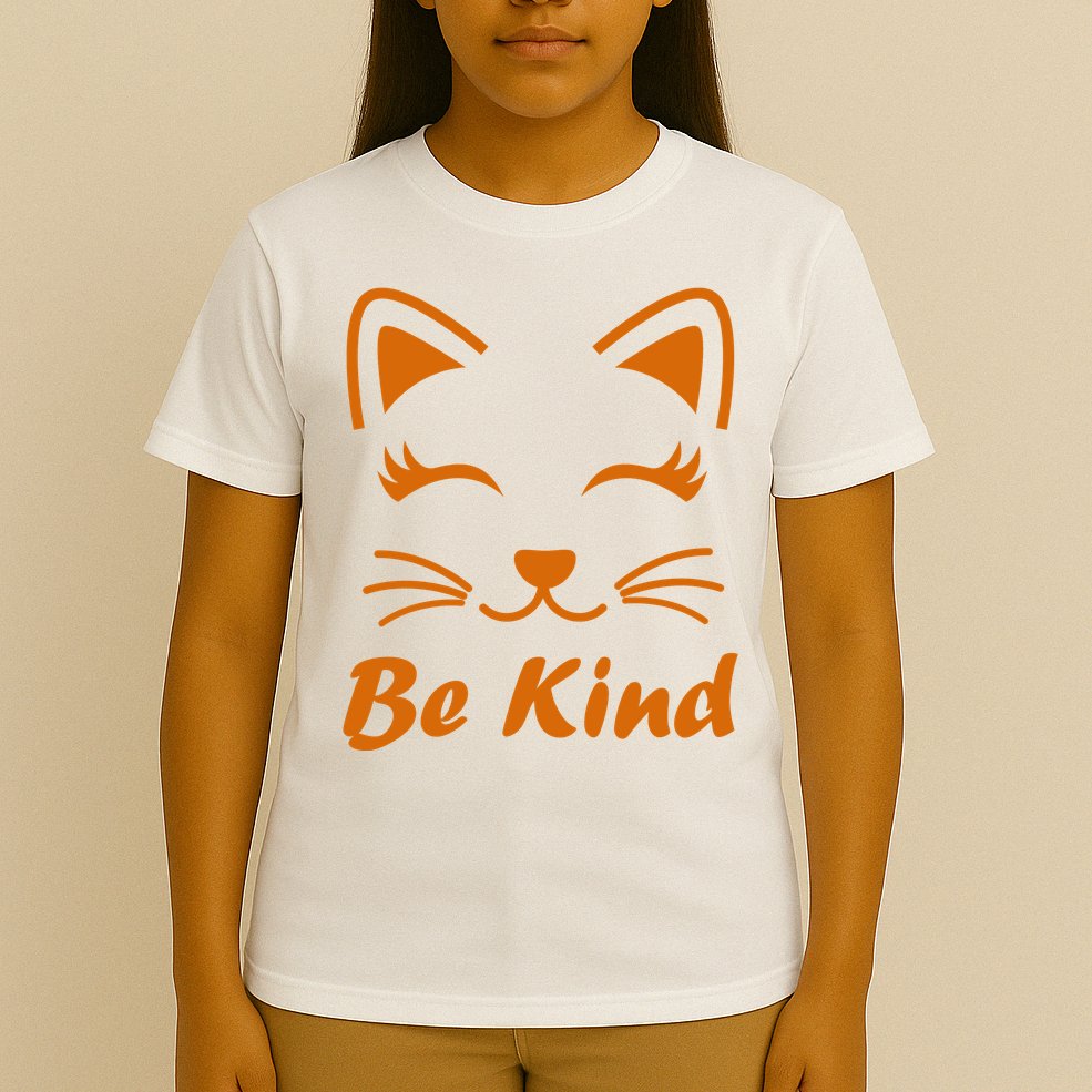 Be Kind Unity Day Orange Anti Bullying Kitten T-Shirt