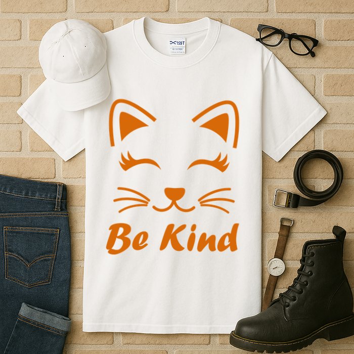 Be Kind Unity Day Orange Anti Bullying Kitten Tall T-Shirt