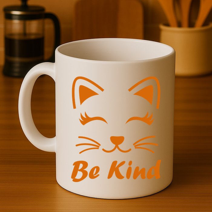 Be Kind Unity Day Orange Anti Bullying Kitten Mug