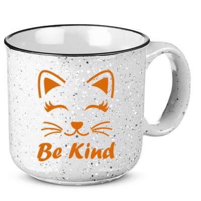 Be Kind Unity Day Orange Anti Bullying Kitten 15oz Campfire Ceramic Mug