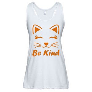 Be Kind Unity Day Orange Anti Bullying Kitten Ladies Essential Flowy Tank