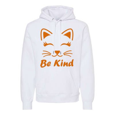 Be Kind Unity Day Orange Anti Bullying Kitten Premium Hoodie