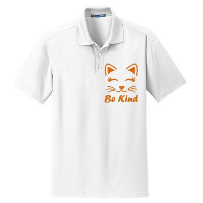 Be Kind Unity Day Orange Anti Bullying Kitten Dry Zone Grid Polo