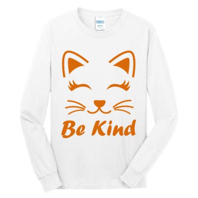 Be Kind Unity Day Orange Anti Bullying Kitten Tall Long Sleeve T-Shirt