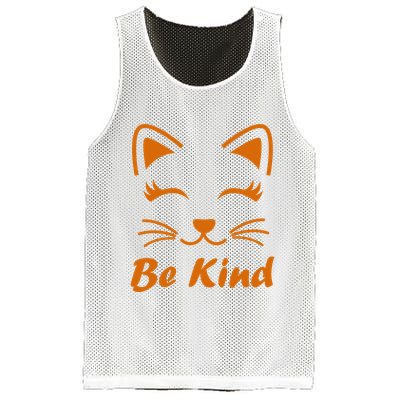 Be Kind Unity Day Orange Anti Bullying Kitten Mesh Reversible Basketball Jersey Tank